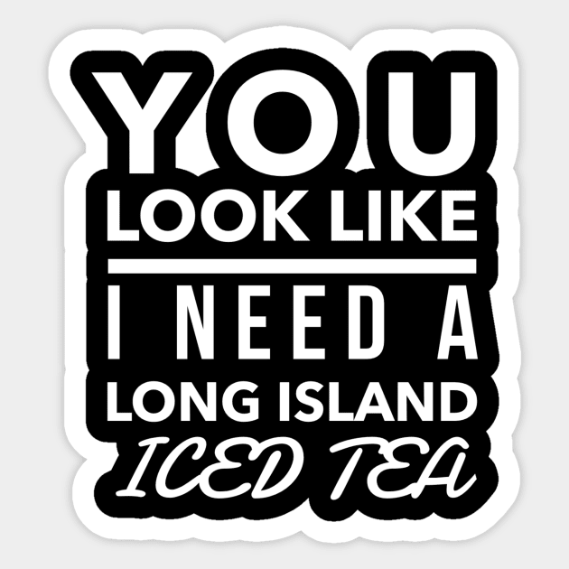 Long Island Iced Tea Cocktail Sticker by dennex85